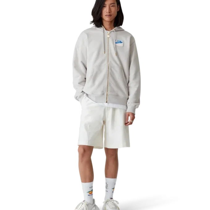 Herren-Sneaker Atlantis in Weiß und Chrom