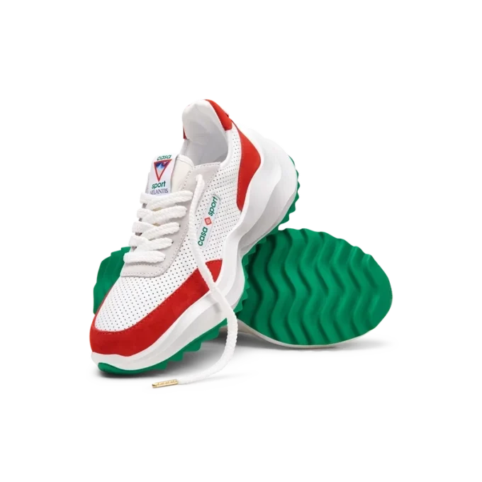 Herren-Sneaker Atlantis in Weiß und Rot