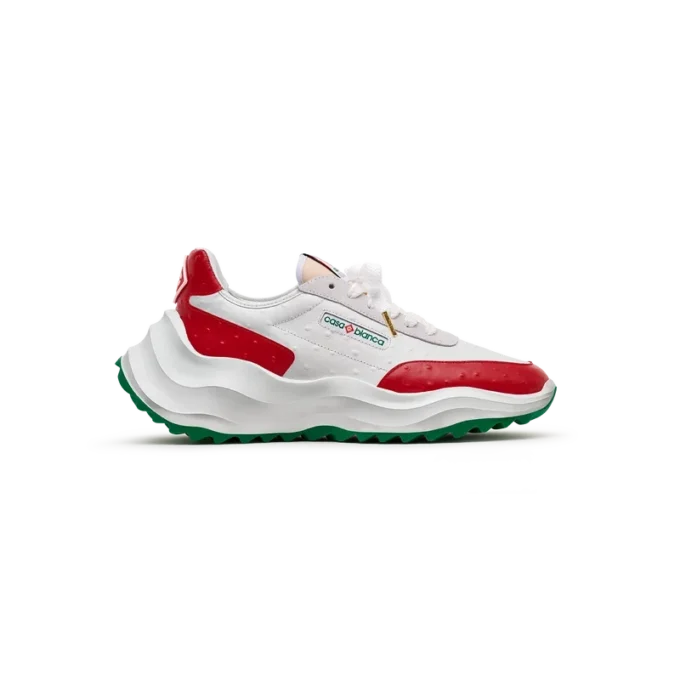 Herren-Sneaker Atlantis Red Ostrich