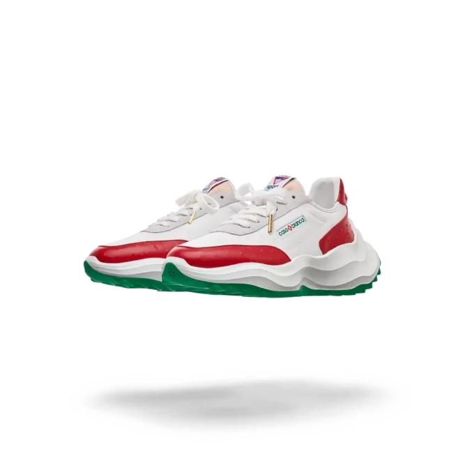 Herren-Sneaker Atlantis Red Ostrich