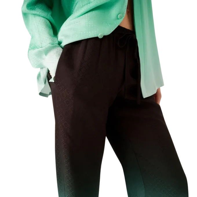 Hose aus Jacquard mit Farbverlauf