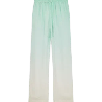 Hose aus Jacquard mit Monogramm-Farbverlauf