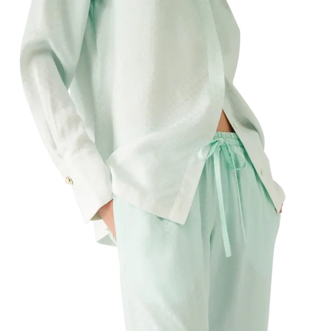 Hose aus Jacquard mit Monogramm-Farbverlauf