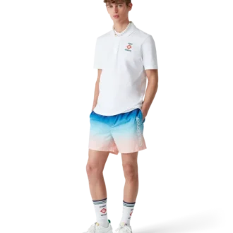 Jacquard-Badeshorts mit Farbverlauf