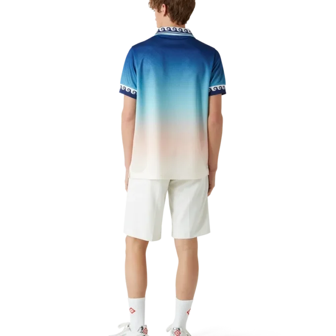 Jacquard-Fußballhemd mit Farbverlauf