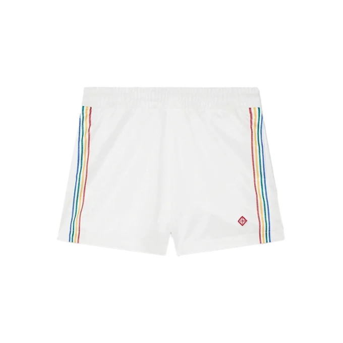 Jacquard-Monogram-Fußballshorts