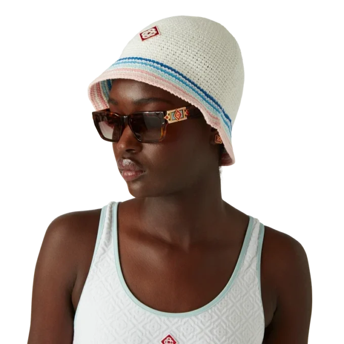 Jacquard-Monogramm-Badeanzug