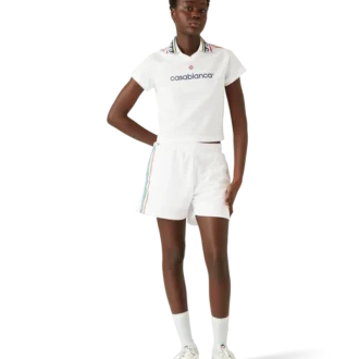 Jacquard-Monogram-Fußballshorts