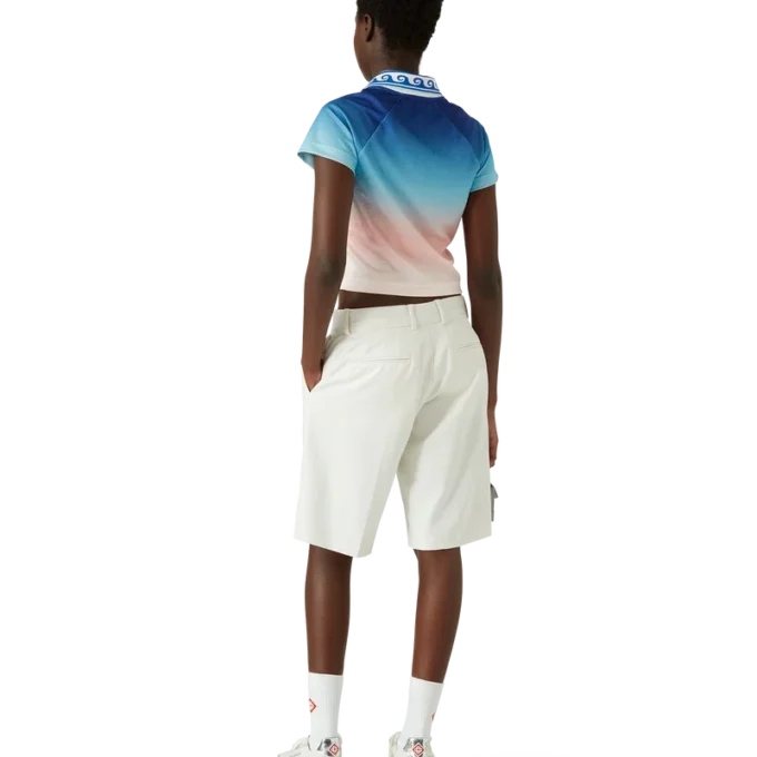 Jacquard-Monogramm-Fußballhemd