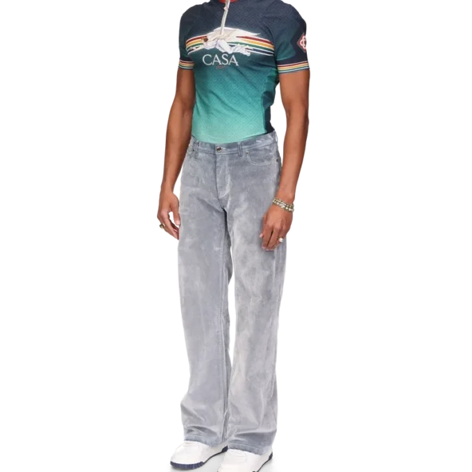 Jeans mit Pfirsichstruktur