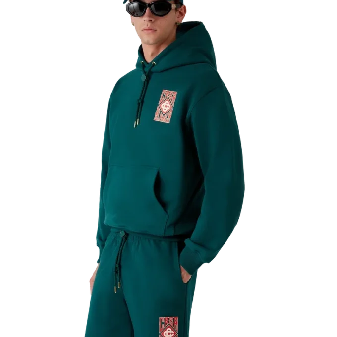 Kapuzenpullover mit Gothic-Logo Kapuzenpullover mit Gothic-Logo