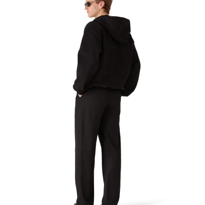 Kapuzenpullover mit Reißverschluss und Diamant-Logo Kapuzenpullover mit Reißverschluss und Diamant-Logo