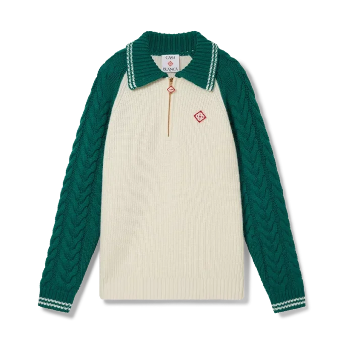 Kaschmir-Pullover mit Zopfmuster Kaschmir-Pullover mit Zopfmuster