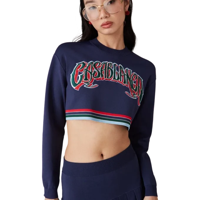 Kürzer Baseball-Pullover