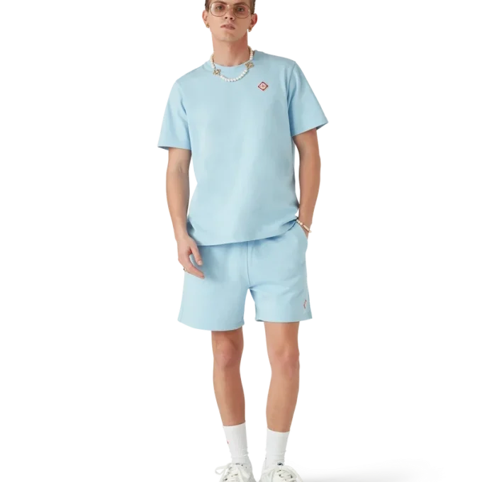 Kurzarm-T-Shirt mit Diamant-Logo Kurzarm-T-Shirt mit Diamant-Logo