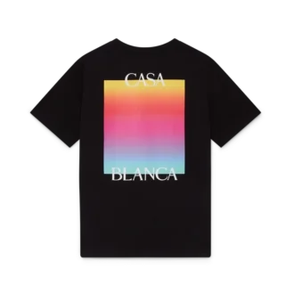 Kurzarm-T-Shirt mit Gradient-Square-Logo