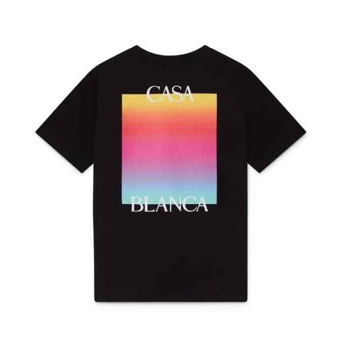Kurzarm-T-Shirt mit Gradient-Square-Logo Kurzarm-T-Shirt mit Gradient-Square-Logo