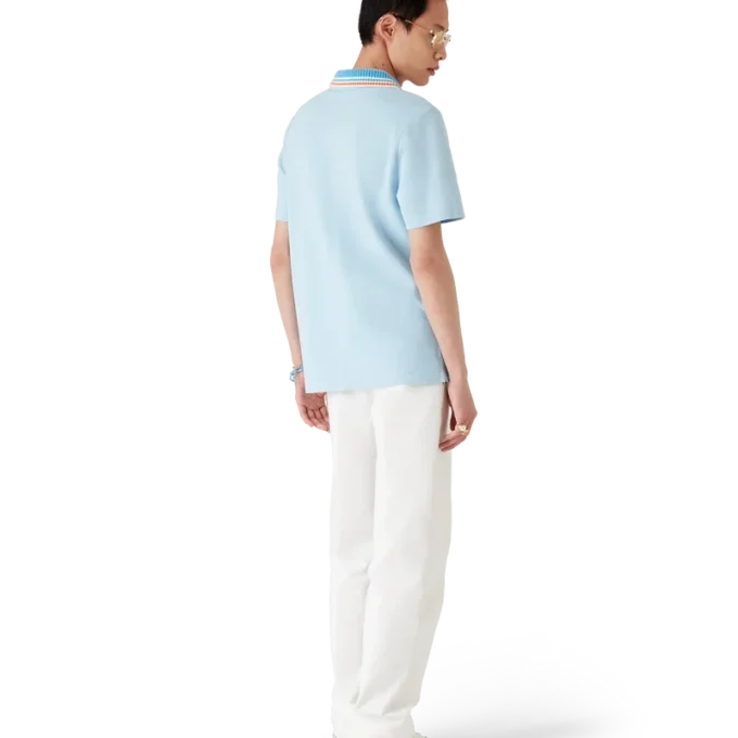 Kurzärmeliges Polohemd aus Strick-Piqué