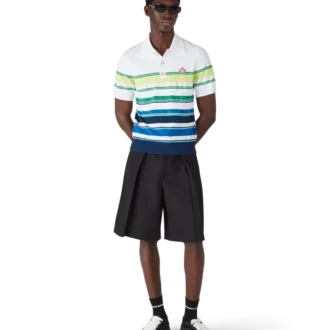 Kurzärmeliges Poloshirt mit Farbverlauf