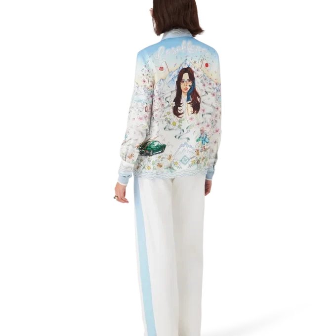 L’hiver Fleuri Langarmhemd aus Seidentwill L’hiver Fleuri Langarmhemd aus Seidentwill