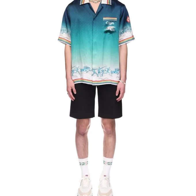 La Daesse Du Stade Seidenhemd La Daesse Du Stade Seidenhemd