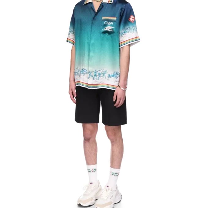 La Daesse Du Stade Seidenhemd La Daesse Du Stade Seidenhemd