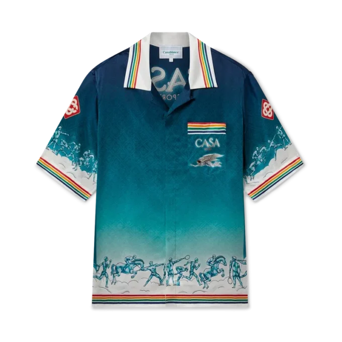 La Daesse Du Stade Seidenhemd La Daesse Du Stade Seidenhemd