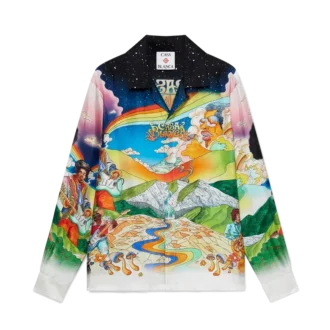 La Musique Langarm-Seidenhemd