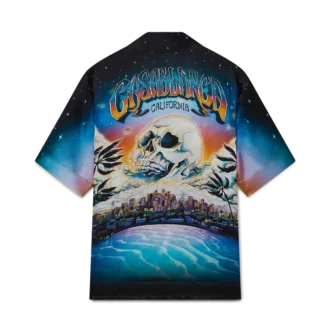 La Pramonition Kurzarm-Seidenhemd