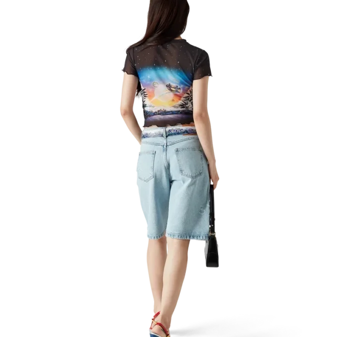 La Pramonition Mesh-T-Shirt