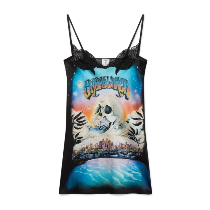 La Pramonition Spitzen-Slip-Kleid