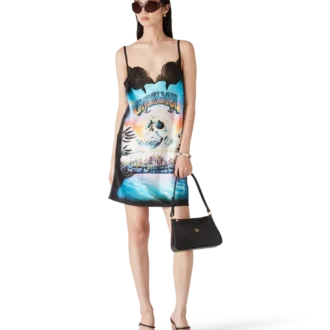 La Pramonition Spitzen-Slip-Kleid