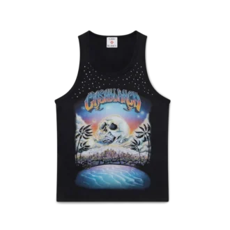 La Pramonition Tanktop mit Kristallverzierung