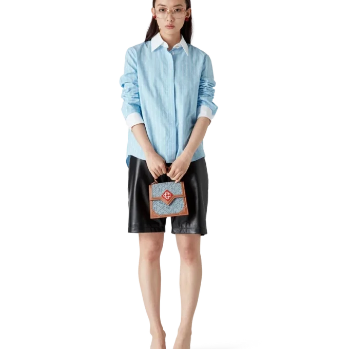 Langärmliges Hemd „Laurel“ mit Nadelstreifen