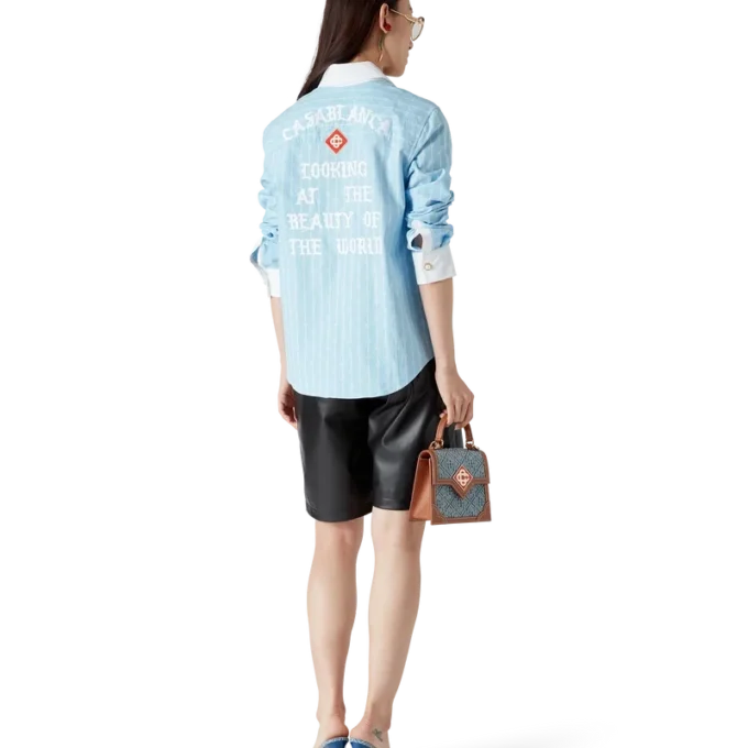 Langärmliges Hemd „Laurel“ mit Nadelstreifen