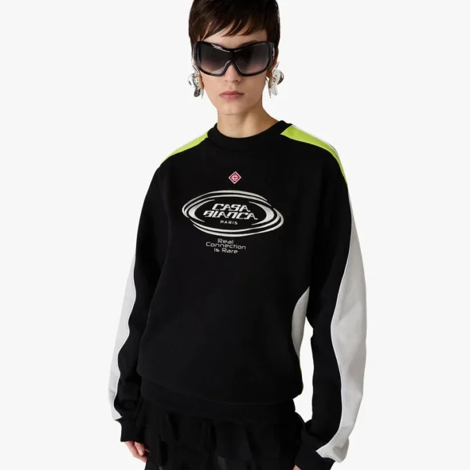 Langärmliges Sweatshirt im Colour-Blocking-Design