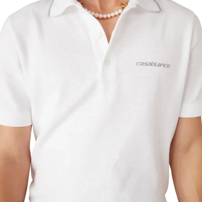 Laurel Piqué-Poloshirt mit kurzen Ärmeln