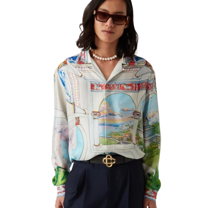 Le Passage Langarm-Seidenhemd Le Passage Langarm-Seidenhemd