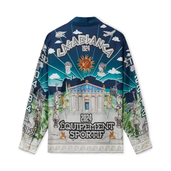 Le Temple Du Sport Seidenhemd