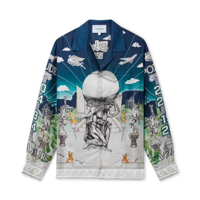 Le Temple Du Sport Seidenhemd