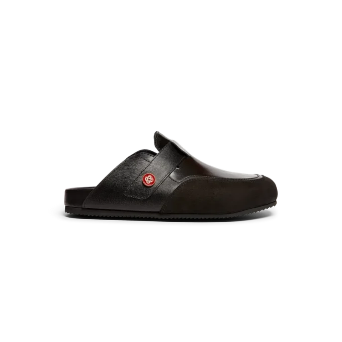 Leder-Outdoor-Pantolette Leder-Outdoor-Pantolette