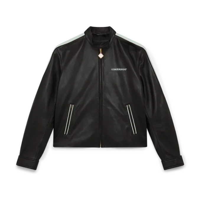 Leder-Racerjacke Leder-Racerjacke