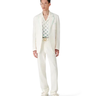 Leinenhose mit Falten