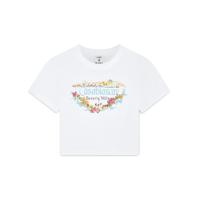 Los Angeles Store Cropped Baby Tee
