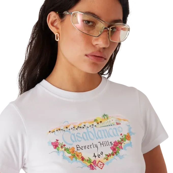 Los Angeles Store Cropped Baby Tee