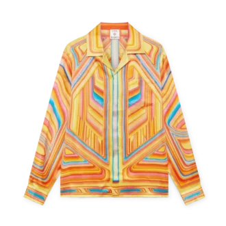 Low Rider Langarm-Seidenhemd