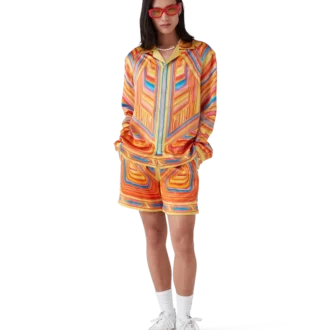 Low Rider Langarm-Seidenhemd