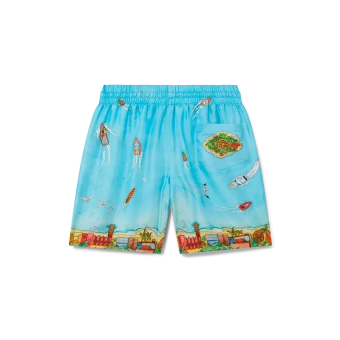 Maison Sur Piloti Seidenshorts Maison Sur Piloti Seidenshorts