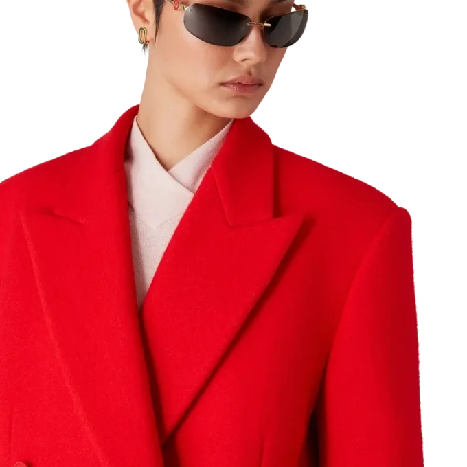 Mantel aus gekochter Wolle