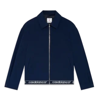 Marineblaues Anzugjacke aus Wolle